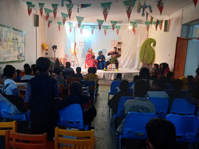 نمایش «بزرگ‌مرد کوچک» در کانون پرورش فکری لرستان روی صحنه رفت