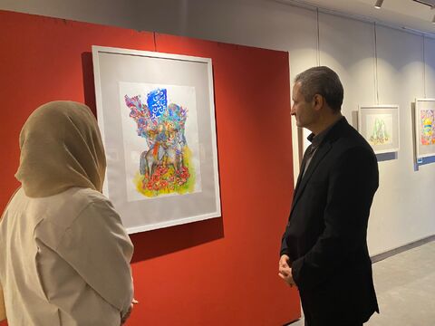 بازدید مدیرکل دفتر امور اجتماعی و فرهنگی استانداری خراسان رضوی از نمایشگاه «سرای امید»