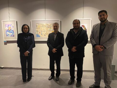 بازدید مدیرکل دفتر امور اجتماعی و فرهنگی استانداری خراسان رضوی از نمایشگاه «سرای امید»