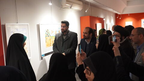 بازدید مدیرکل دفتر امور اجتماعی و فرهنگی استانداری خراسان رضوی از نمایشگاه «سرای امید»