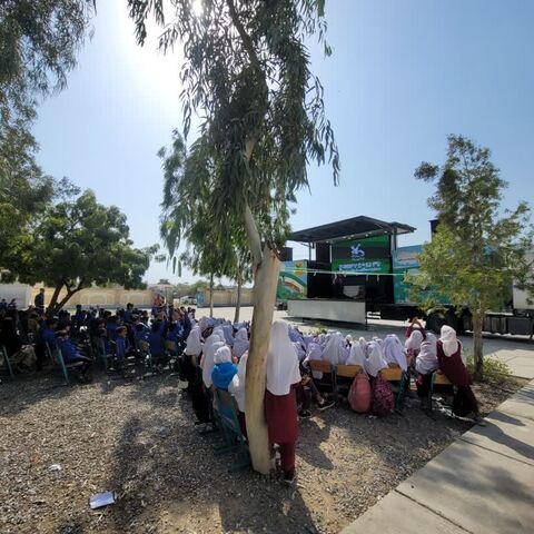 700 کودک و نوجوان سیریکی میزبان برنامه های تماشاخانه سیار کانون پرورش فکری