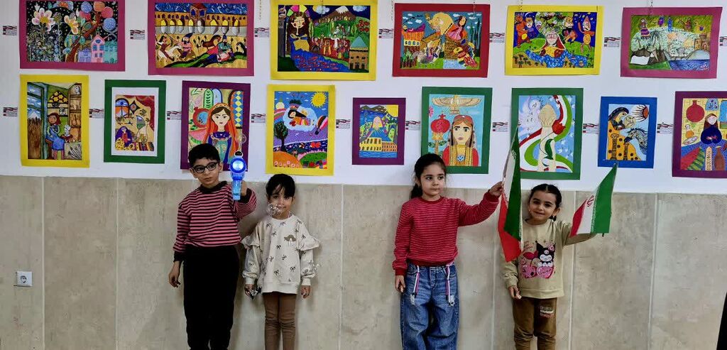 تجلی «ایران من» در بوم نقاشی کودکان و نوجوانان البرزی