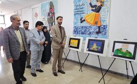 نمایشگاه نقاشی «یاوران مهدی» در کهگیلویه و بویراحمد افتتاح شد