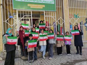 گزارش تصویری/از فضاسازی مراکز همدان  تا پویش پرچم در فجر مهدوی