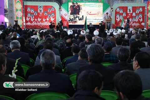 حضور کارکنان کانون پرورش فکری کرمان در مراسم بزرگداشت ۱۲ بهمن