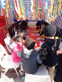 ایستگاه هنری وادبی کانون استان ایلام در جشن بزرگ نیمه شعبان به روایت تصویر