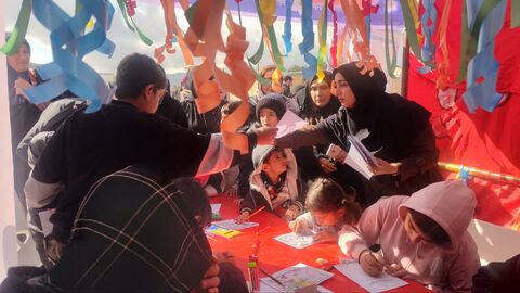 ایستگاه هنری وادبی کانون استان ایلام در جشن بزرگ نیمه شعبان به روایت تصویر