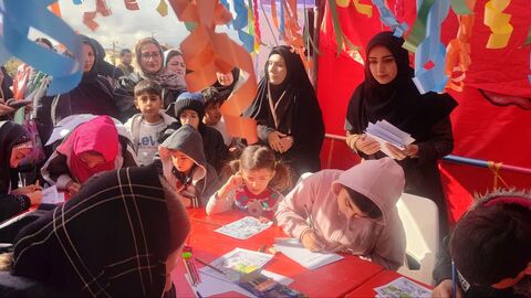 ایستگاه هنری وادبی کانون استان ایلام در جشن بزرگ نیمه شعبان به روایت تصویر