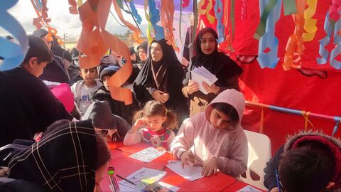 ایستگاه هنری وادبی کانون استان ایلام در جشن بزرگ نیمه شعبان به روایت تصویر