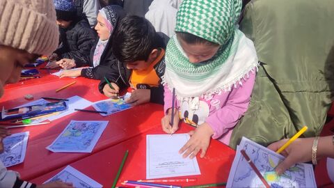 ایستگاه هنری وادبی کانون استان ایلام در جشن بزرگ نیمه شعبان به روایت تصویر