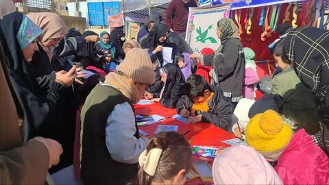 ایستگاه هنری وادبی کانون استان ایلام در جشن بزرگ نیمه شعبان به روایت تصویر