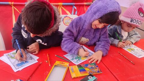 ایستگاه هنری وادبی کانون استان ایلام در جشن بزرگ نیمه شعبان به روایت تصویر