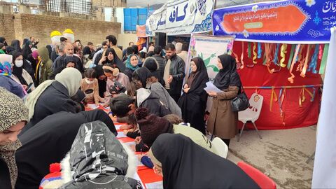 ایستگاه هنری وادبی کانون استان ایلام در جشن بزرگ نیمه شعبان به روایت تصویر