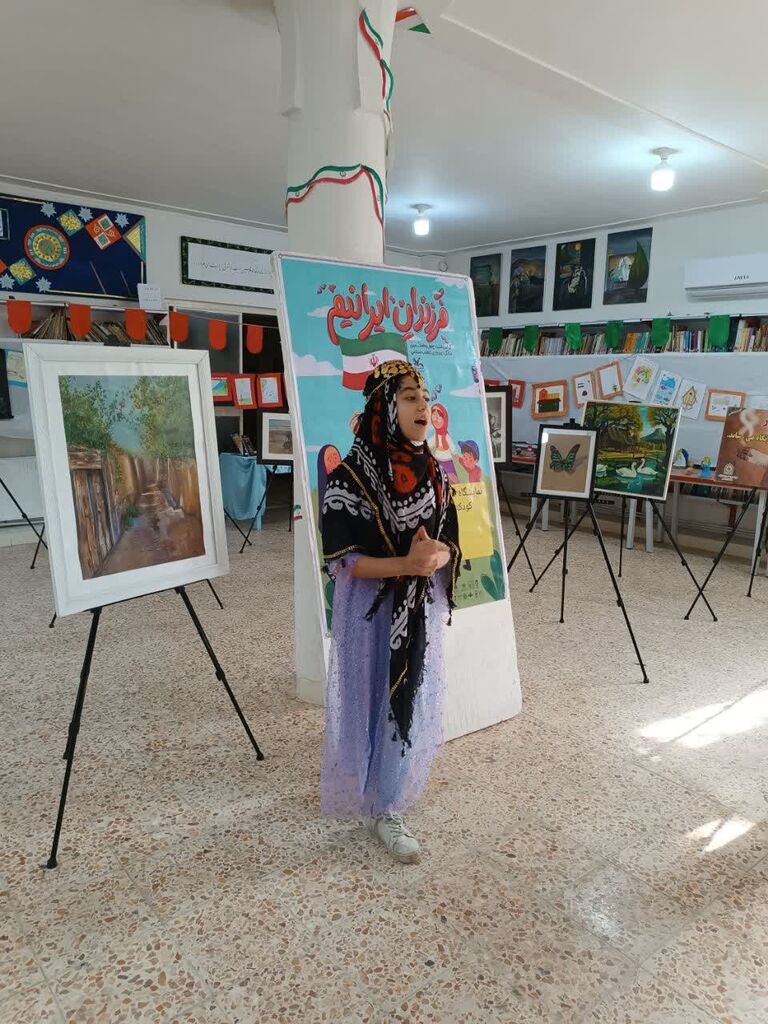 افتتاح نمایشگاه آثارهنری درمرکز مهران