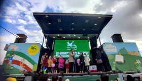 حضور تماشاخانه سیار کانون  در قم