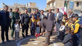 آیین کلنگ‌زنی کانون  شهرستان بختگان هم‌زمان با دهه مبارک فجر برگزار شد