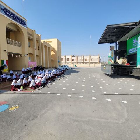 چهار اجرا در امتداد طرح نماد در ناحیه یک بندرعباس