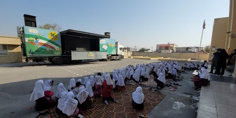 چهار اجرا در امتداد طرح نماد در ناحیه یک بندرعباس