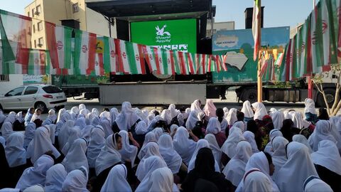 چهار اجرا در امتداد طرح نماد در ناحیه یک بندرعباس