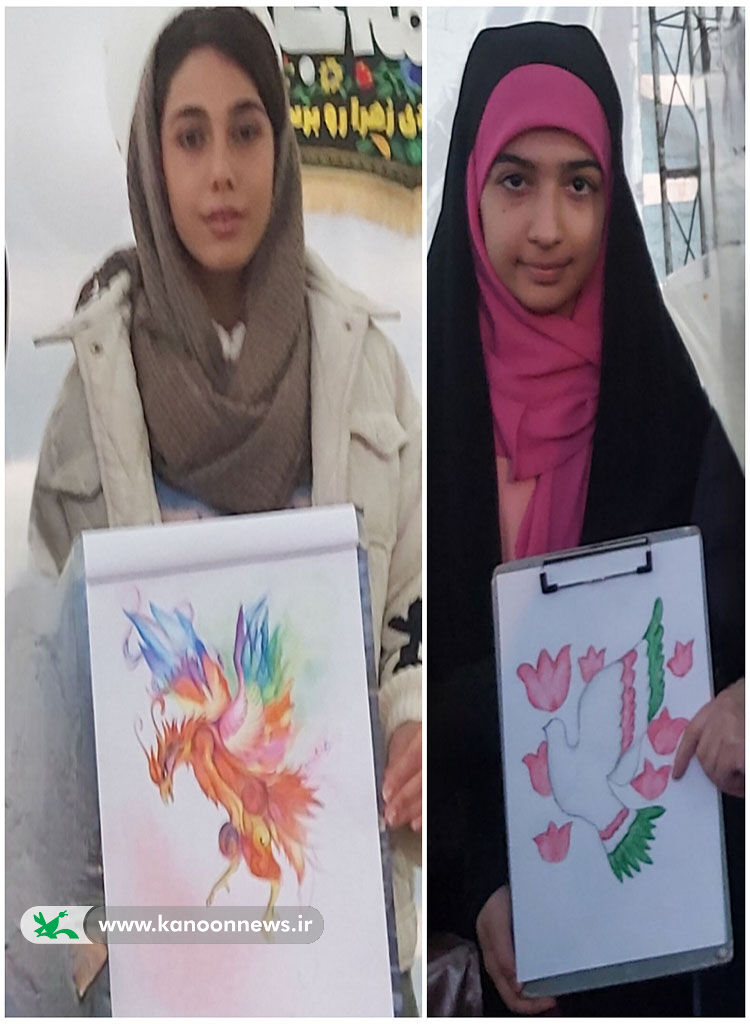 لحظه‌های معنوی کودکان رضوانشهری در جشن میلاد امام زمان(عج) و دهه فجر