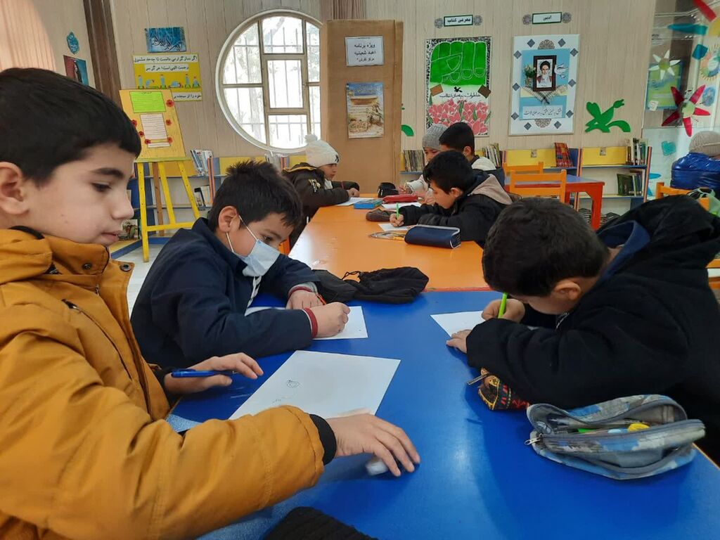 برپایی مسابقه نقاشی در کانون شهر تفرش