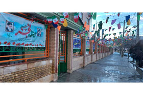 آذین‌بندی کانون‌های سراسر استان چهارمحال و بختیاری در دهه‌فجر