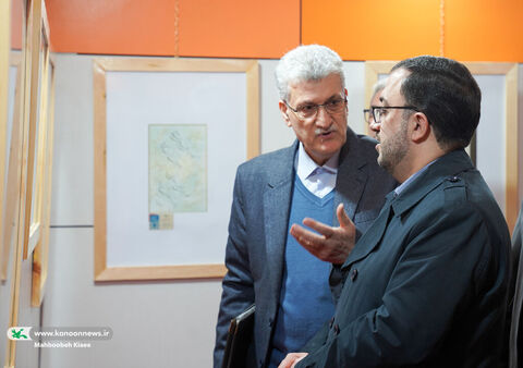 آیین گشایش نمایشگاه‌ دهمین دوسالانه هنرهای تجسمی کانون