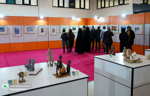 آیین گشایش نمایشگاه‌ دهمین دوسالانه هنرهای تجسمی کانون