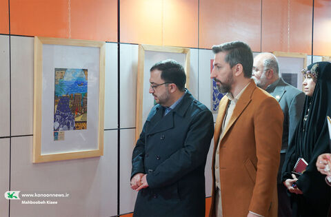 آیین گشایش نمایشگاه‌ دهمین دوسالانه هنرهای تجسمی کانون