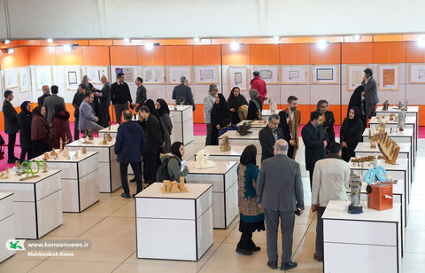 آیین گشایش نمایشگاه‌ دهمین دوسالانه هنرهای تجسمی کانون