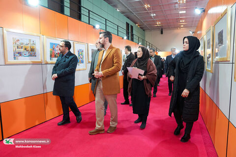 آیین گشایش نمایشگاه‌ دهمین دوسالانه هنرهای تجسمی کانون