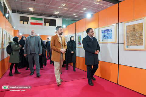 آیین گشایش نمایشگاه‌ دهمین دوسالانه هنرهای تجسمی کانون