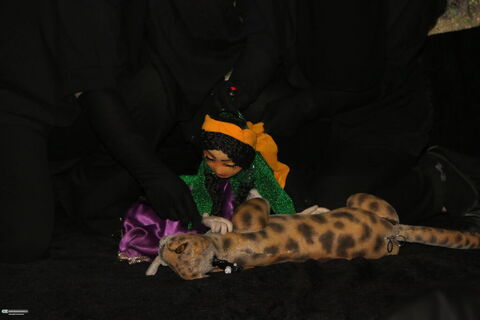 نوجوانان شیرازی به تماشای نمایش عروسکی «آن شب مهتاب» نشستند