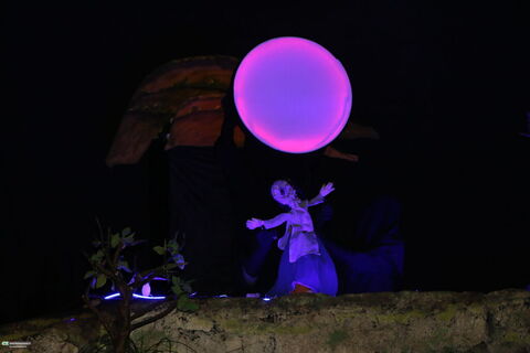 نوجوانان شیرازی به تماشای نمایش عروسکی «آن شب مهتاب» نشستند