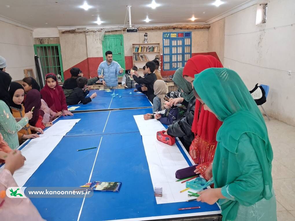 روایت شور و خلاقیت کودکان روستای ینگیجه در ایام دهه فجر