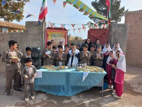 اجرای همزمان جشن فجر و موکب شعبانیه در روستای قهج شاهرود