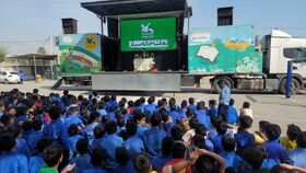 گزارش تصویری/ تماشاخانه سیار کانون پرورش فکری پس از 28 اجرا در استان هرمزگان به کار خود پایان داد