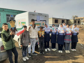 برنامه‌های دهه مبارک فجر در کتابخانه‌های سیار روستایی پارس‌آباد و کوثر