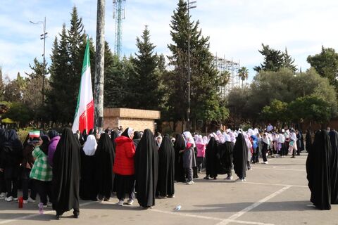 جشن پرچم "سبز ، سفید ، سرخ" در ساری