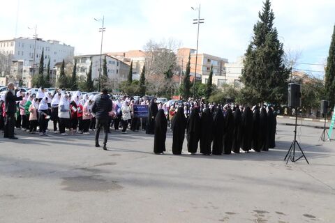 جشن پرچم "سبز ، سفید ، سرخ" در ساری