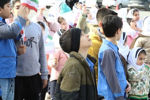 جشن پرچم "سبز ، سفید ، سرخ" در ساری