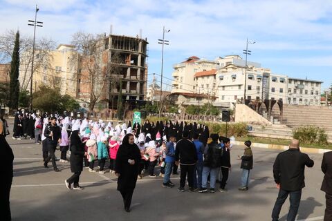 جشن پرچم "سبز ، سفید ، سرخ" در ساری