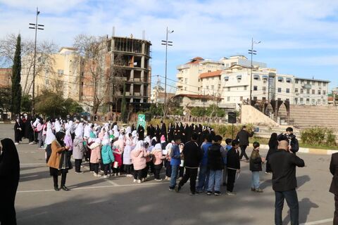 جشن پرچم "سبز ، سفید ، سرخ" در ساری