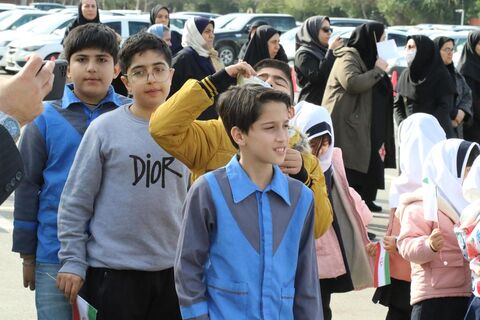 جشن پرچم "سبز ، سفید ، سرخ" در ساری