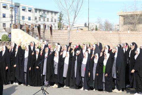 جشن پرچم "سبز ، سفید ، سرخ" در ساری