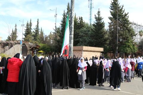 جشن پرچم "سبز ، سفید ، سرخ" در ساری