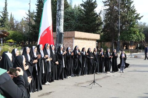 جشن پرچم "سبز ، سفید ، سرخ" در ساری