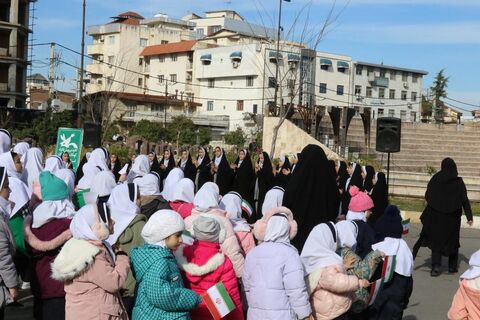 جشن پرچم "سبز ، سفید ، سرخ" در ساری