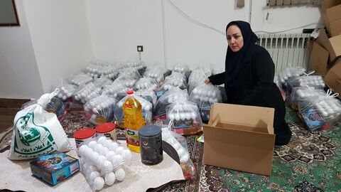 کرمانشاه.  بسته‌های رمضان