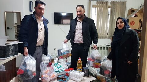 کرمانشاه.  بسته‌های رمضان